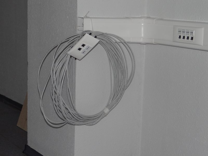 монтаж расключение розеток rj-45 склад
