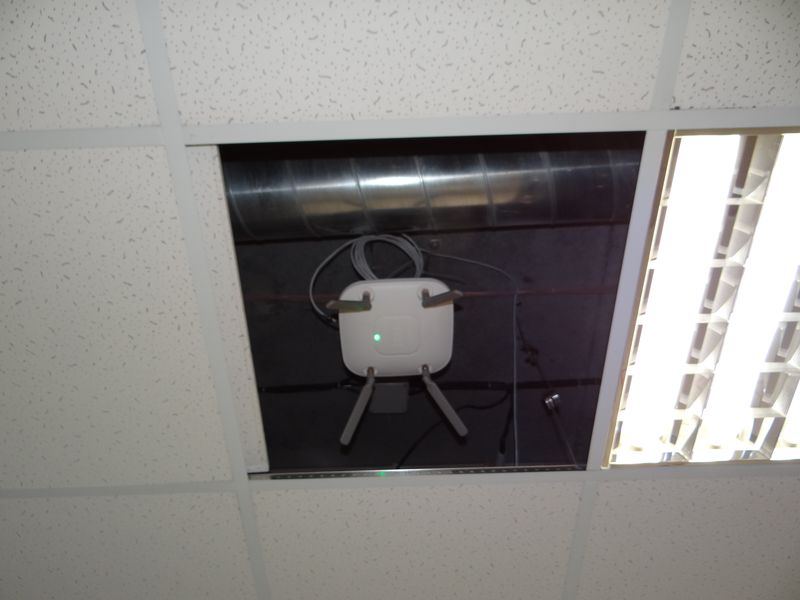 монтаж настройка wi-fi на складе