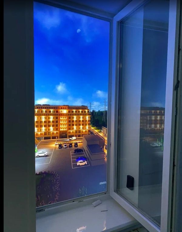 ТВ экран в виде окна
